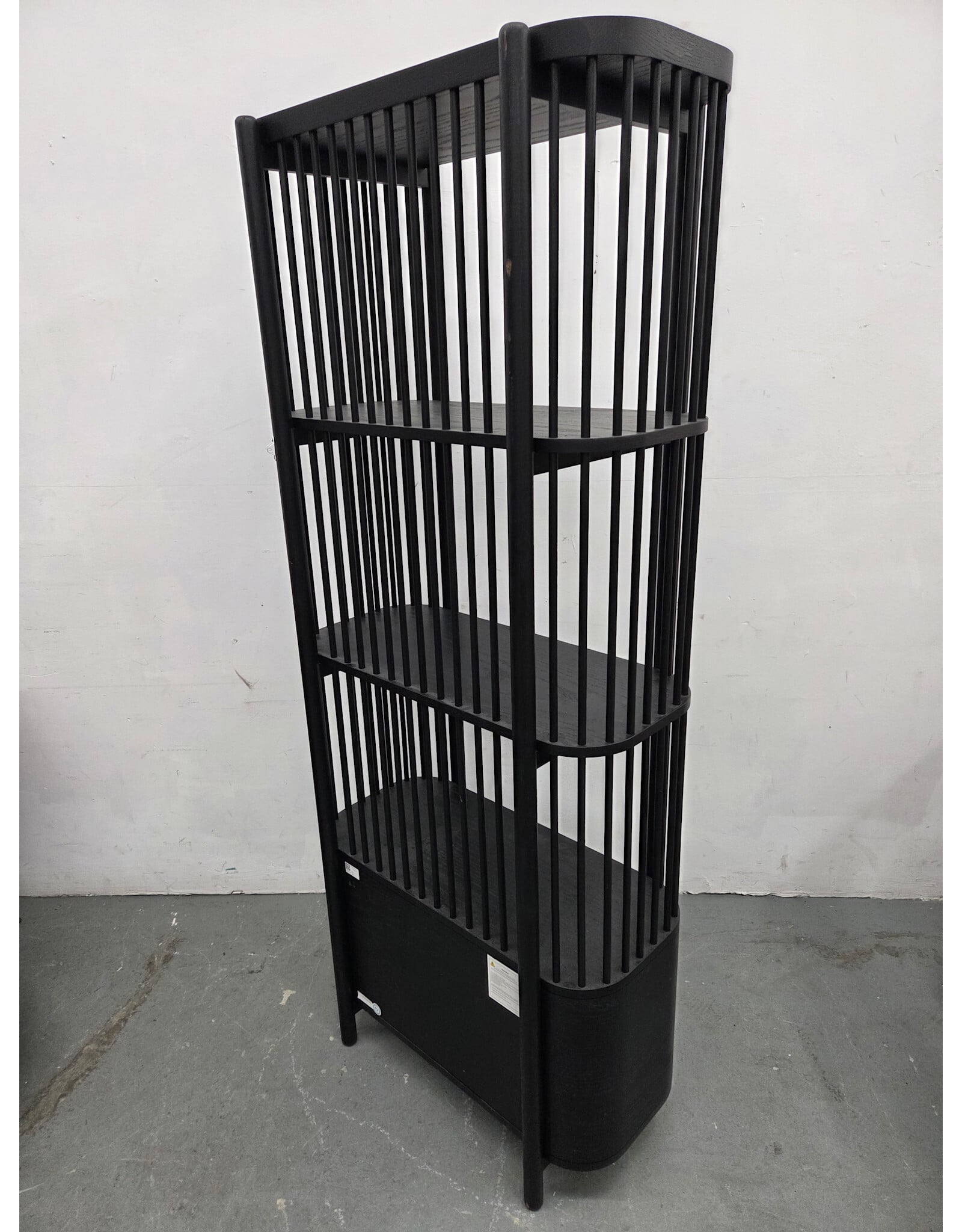 Fence Black Bookcase