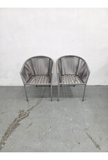 Gray Woven Outdoor Chair
