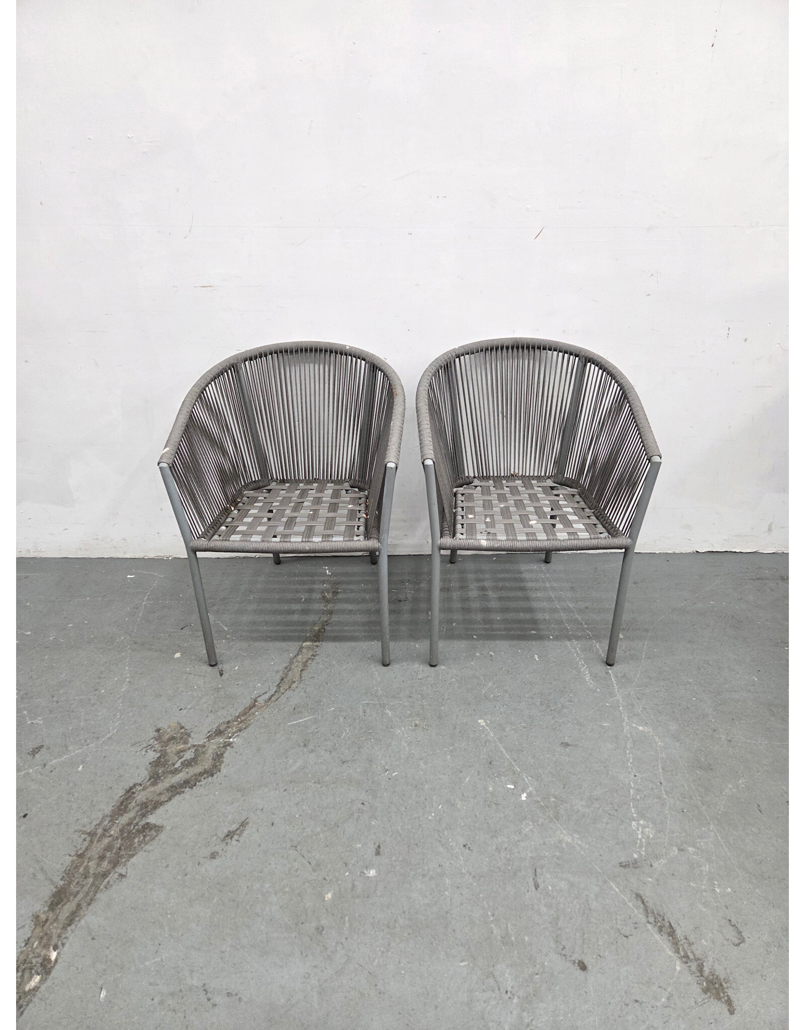 Gray Woven Outdoor Chair