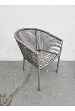 Gray Woven Outdoor Chair