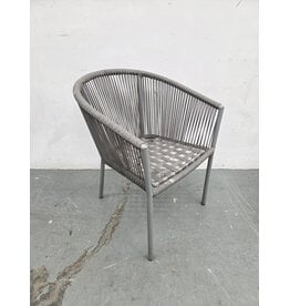 Gray Woven Outdoor Chair