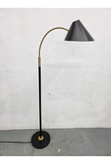 Black and Gold Arching Floor Lamp