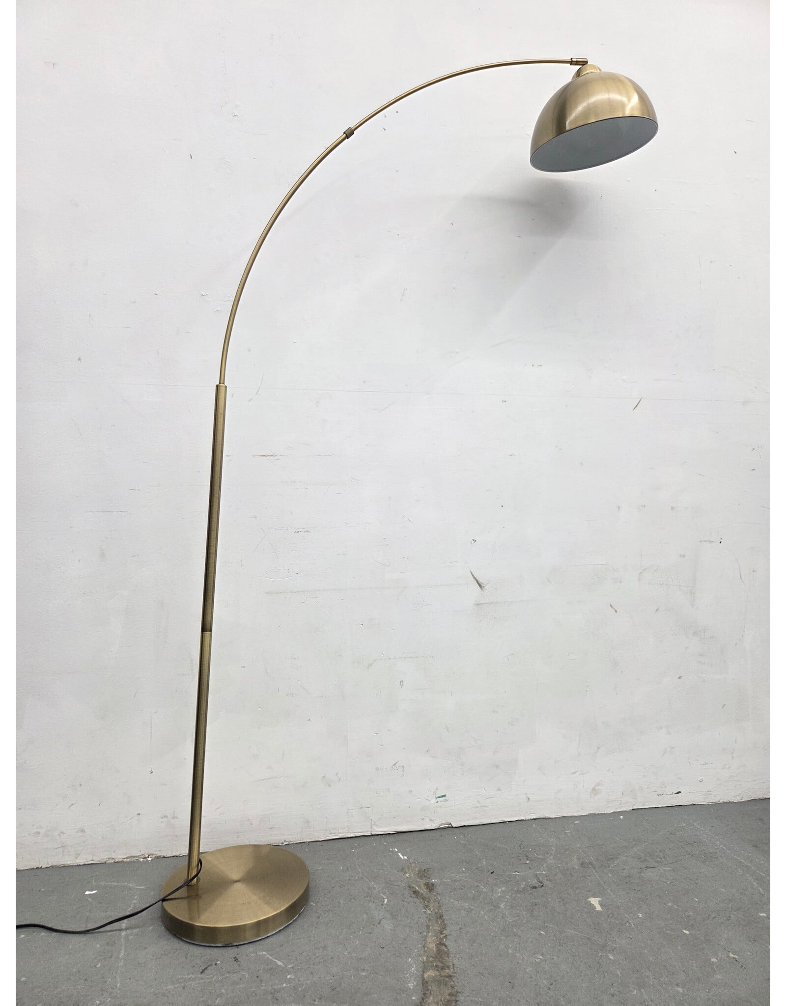Gold Arching Floor Lamp