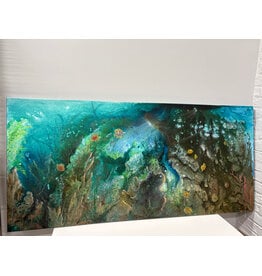 Fundo do Mar, Acrylic on Canvas, sgnd Maneco Araújo, 2014