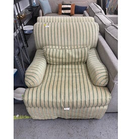 Century Furniture Striped Armchair