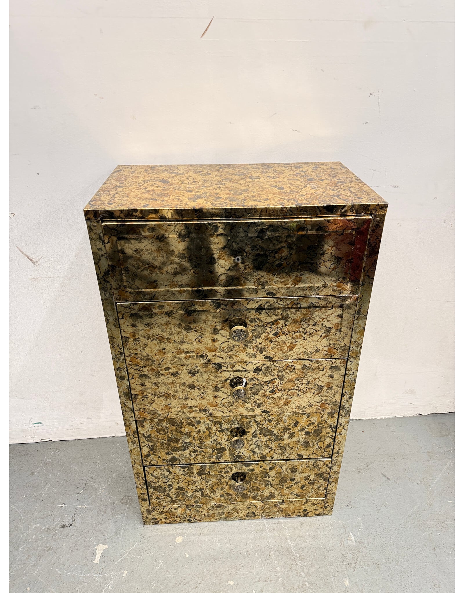 Hollywood Regency Bachelor Chest