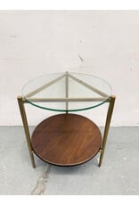 West Elm Glass Side Table