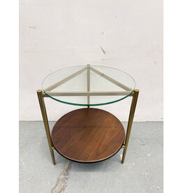 West Elm Glass Side Table