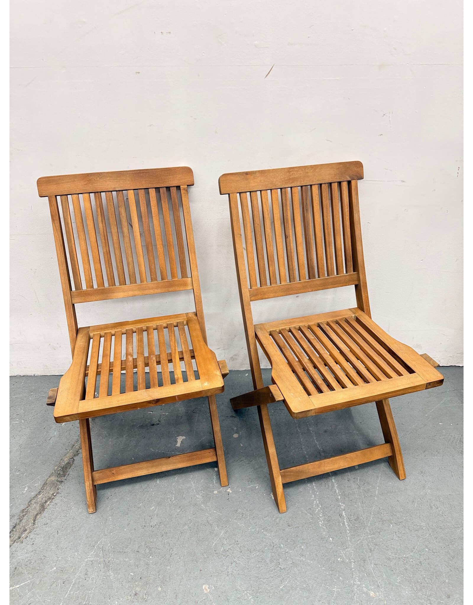 Teak Outdoor Folding Chair