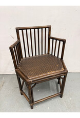 Antique Hexagonal Bamboo Chair