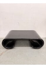 Black Lacquer Scroll Coffee Table