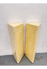 pair of Enrique Garcel Style tessellated bone pedestals