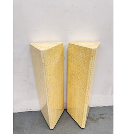 Pair of Enrique Garcel Style Tessellated Bone Pedestals