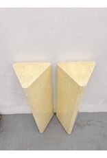 pair of Enrique Garcel Style tessellated bone pedestals