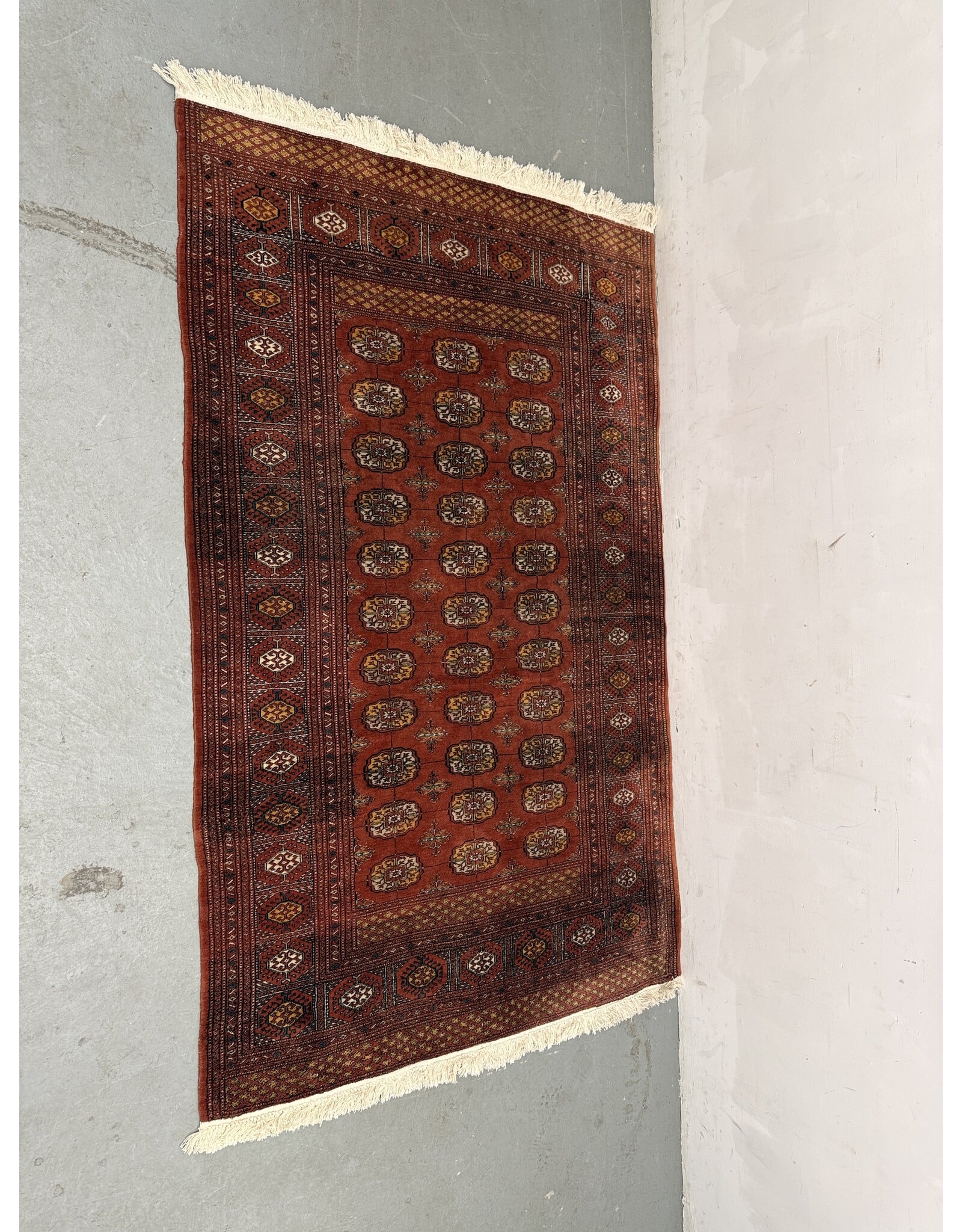 vintage Style handmade red Afghan tribal geometric wool area rug