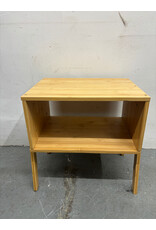 Light Wood Open Side Tables