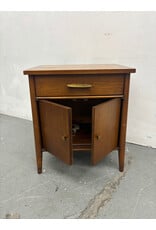 MCM Nightstand w Brass Handles