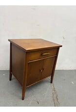MCM Nightstand w Brass Handles