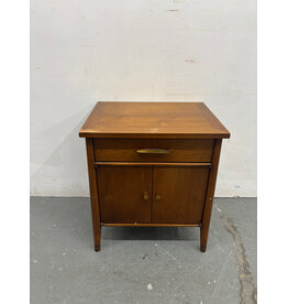 MCM Nightstand w Brass Handles