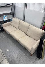 Beige Modern Low Rider Sofa