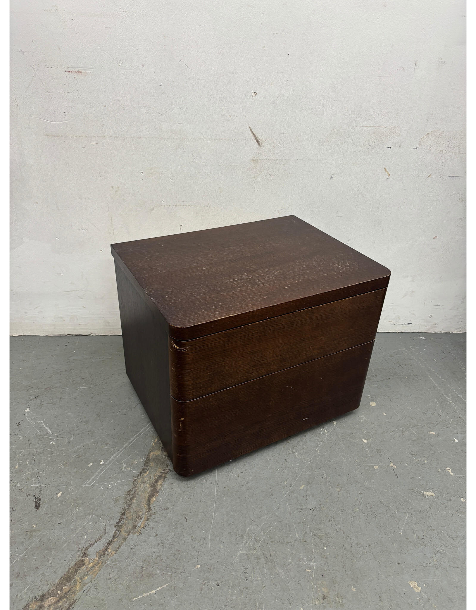 Bcubed Vintage Solid Oak Nighstand
