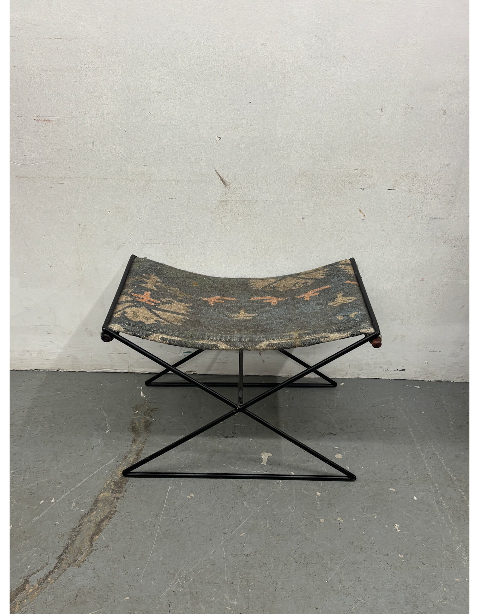 Tavi Stool with Fabric Seat