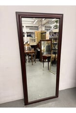 Modern Mahogany Standing Mirror