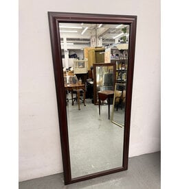Modern Mahogany Standing Mirror