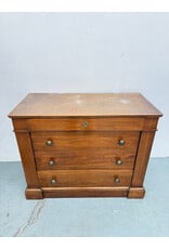 19th-century French Louis Philippe style walnut chest of drawers