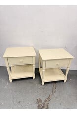 Pier 1 Cottage Wood Nightstand