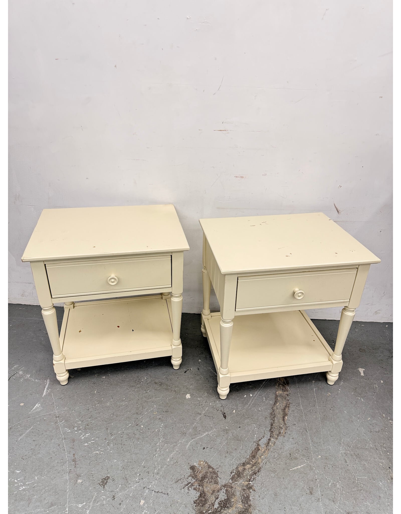 Pier 1 Cottage Wood Nightstand