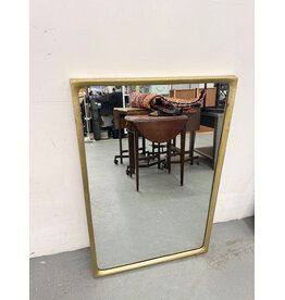 Mid-Century Modern Style Rectangular Hanging Mirror