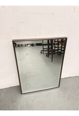 rectangular mirror with a slim, metal frame