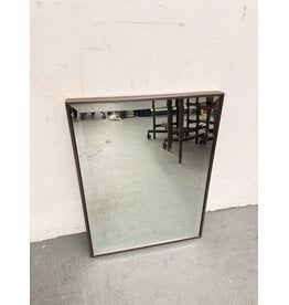 rectangular mirror with a slim, metal frame