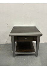 Silver Accent Side Table