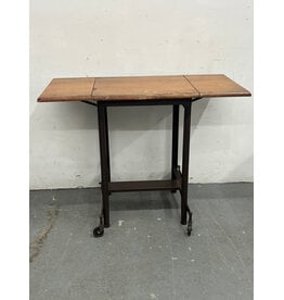 Antique Rolling Typewriter Table