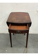 Antique Mahogany Drop Leaf Side Table