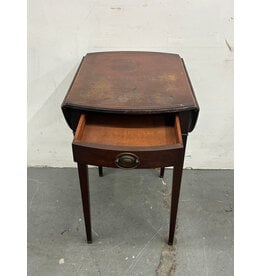 Antique Mahogany Drop Leaf Side Table
