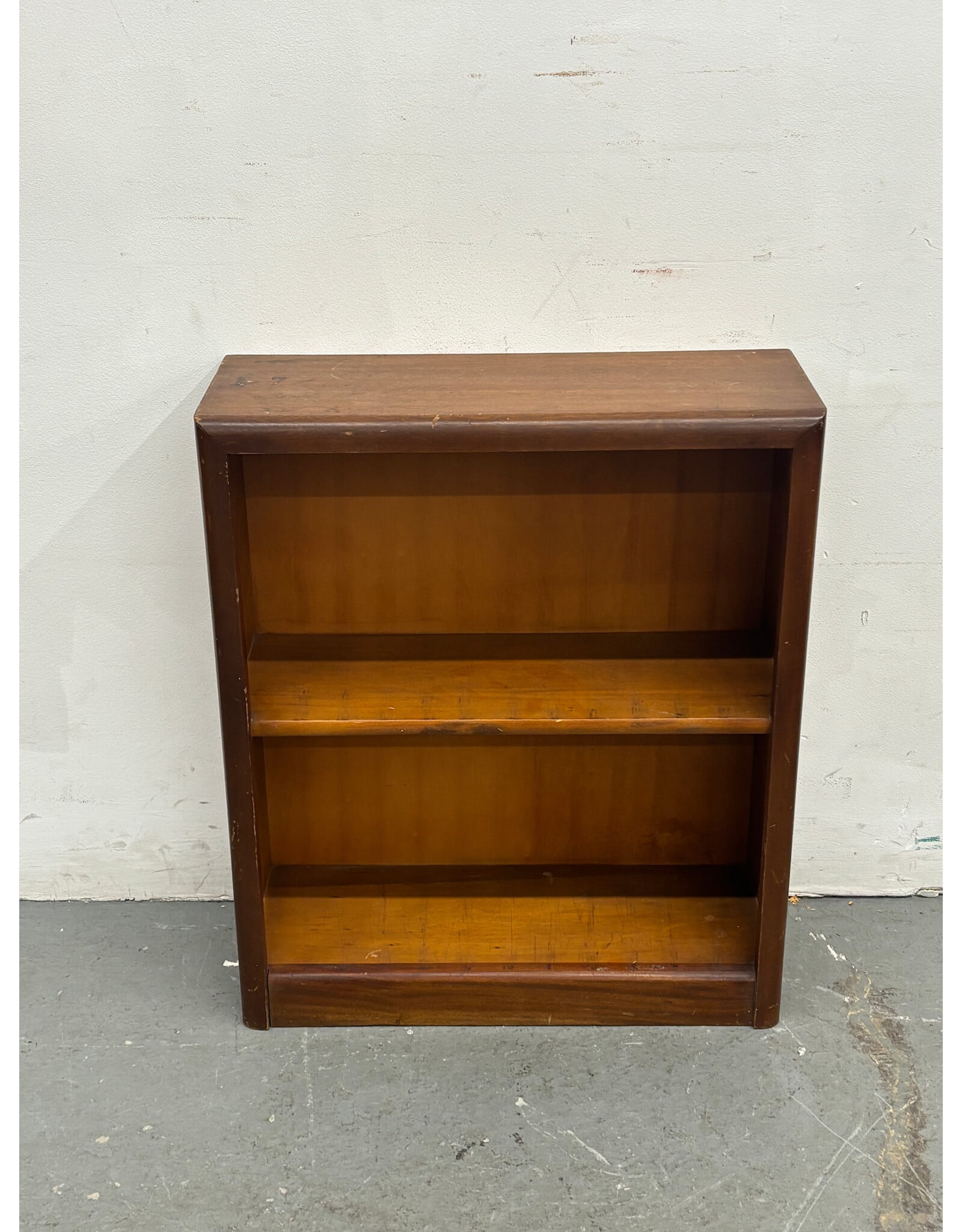 Solid Oak MCM Style Bookcase