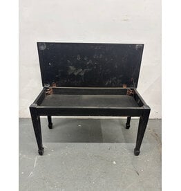 Black Wooden Piano Bench