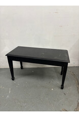 Black Wooden Piano Bench