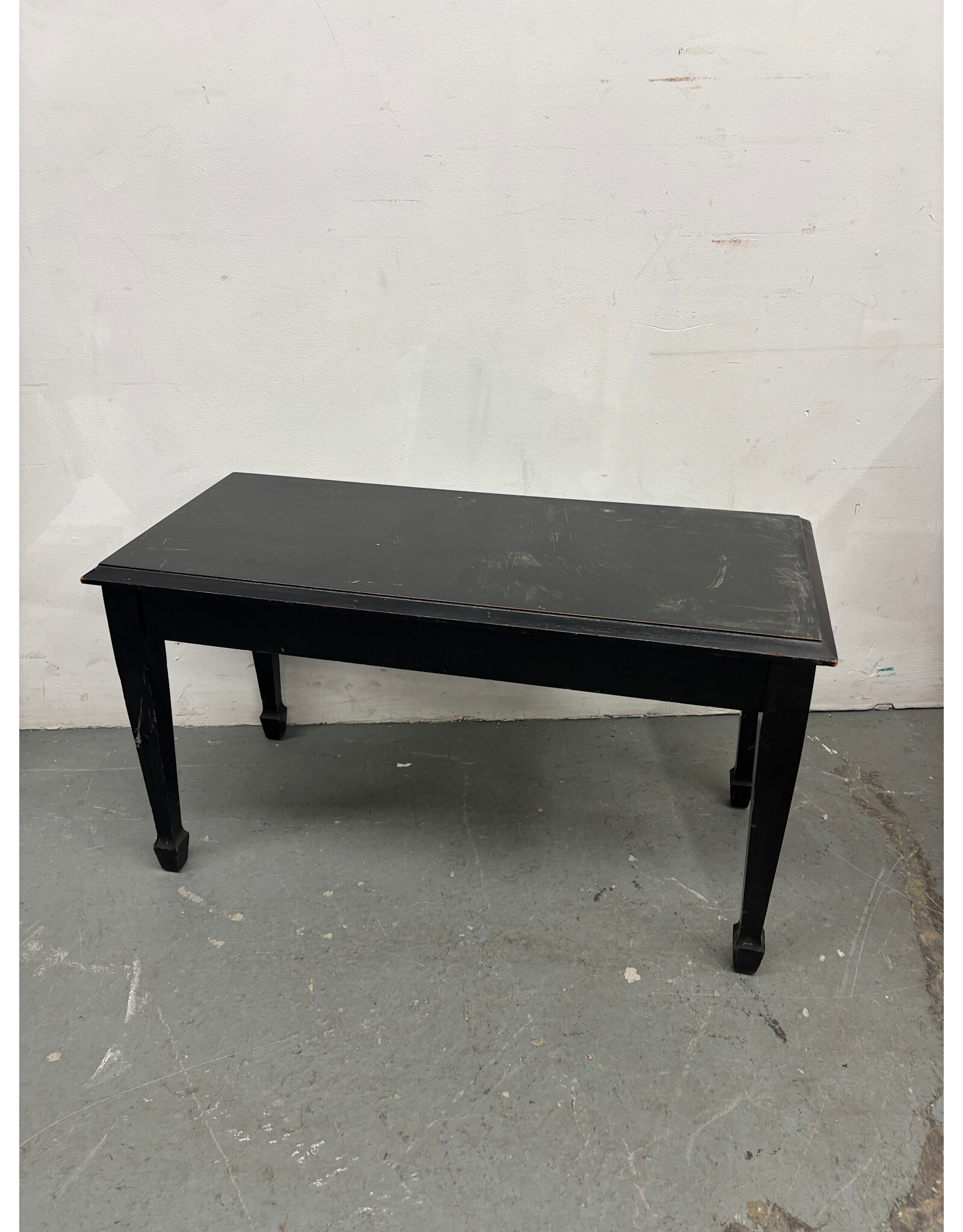 Black Wooden Piano Bench