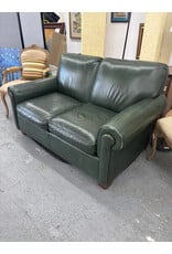 Chanel Arm Green Leather Couch