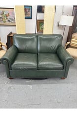 Chanel Arm Green Leather Couch