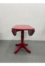 Red Vintage Drop Leaf Table
