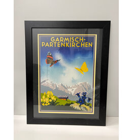 Garmisch Partenkirchen, Edwin Hermann Henel c.1940, framed print