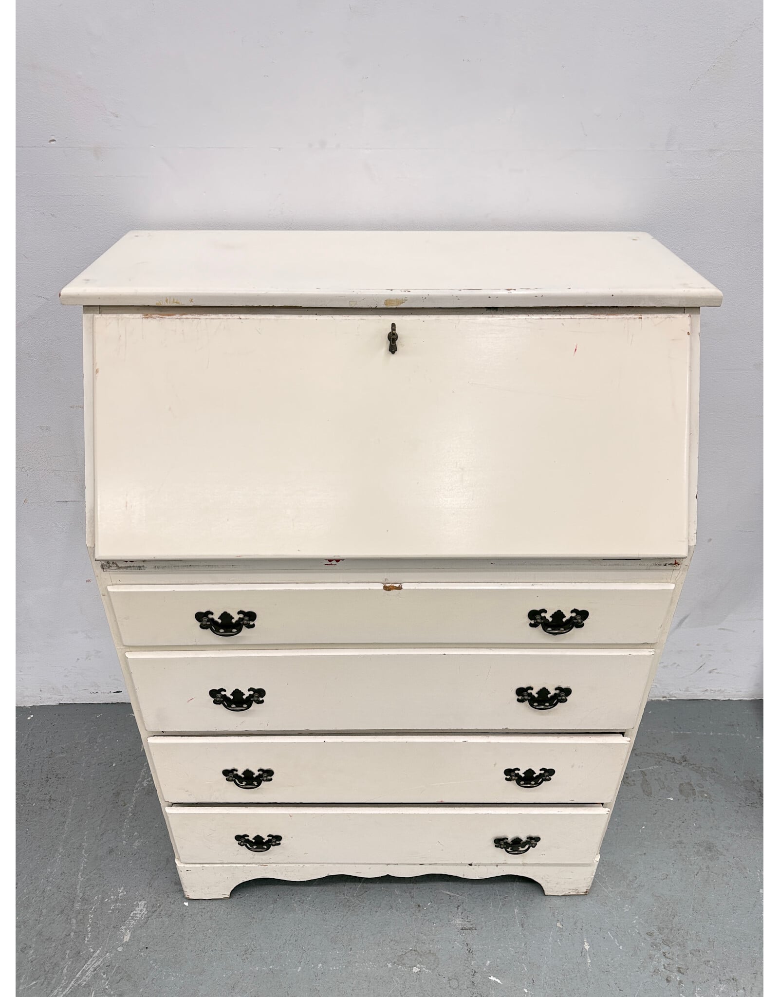 Shabby Chic Drop Desk with Drawers