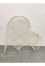 Restoration Hardware Industrial Wire Cubby Heart Shelf