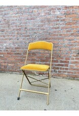 Brass & Velvet Pila Style Folding Chairs