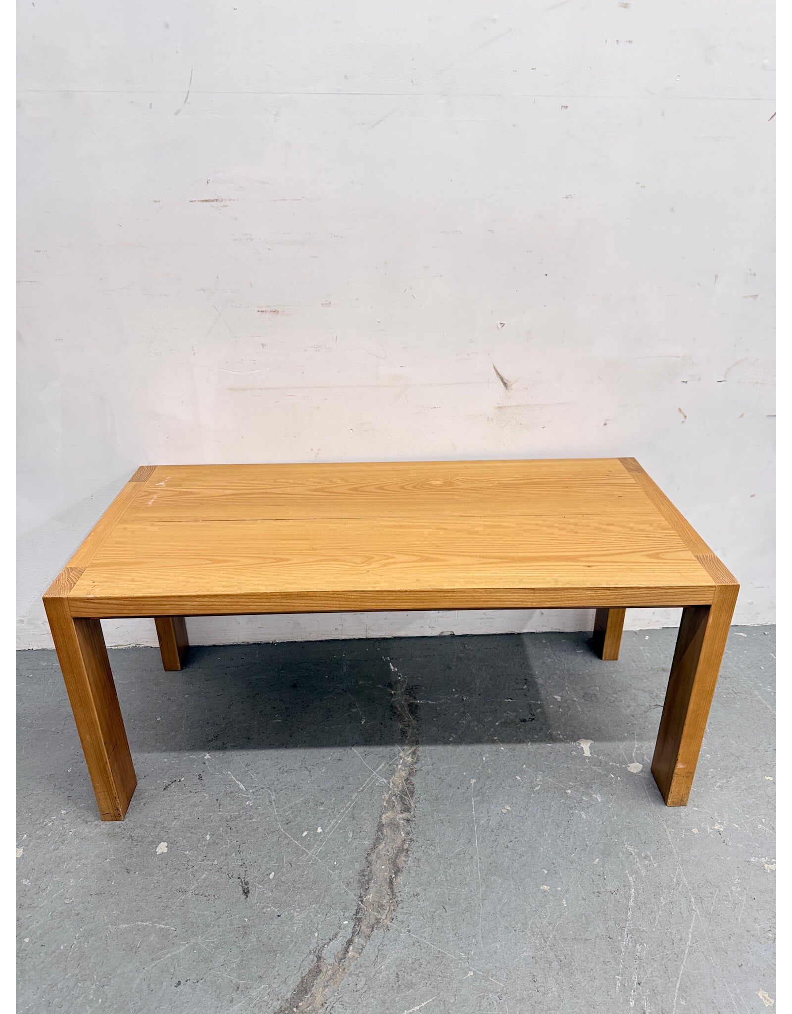 Solid Oak 70s Style Coffee Table